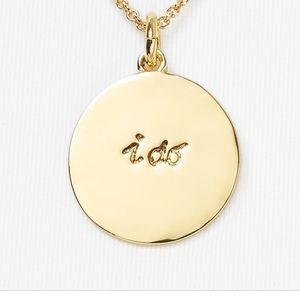 Kate Spade “I do” Pendant Necklace